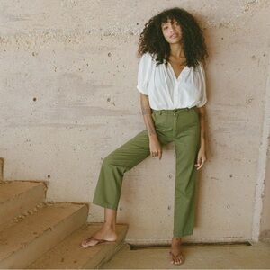 Doen Wilder Pant in Pine, Size 28